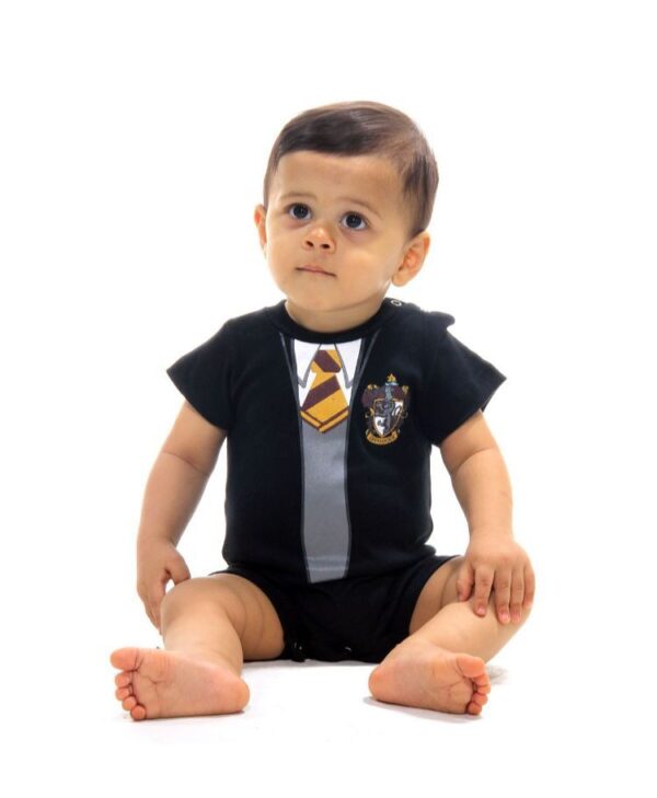 Fantasia do Harry Potter Para Bebê Body Grifinória