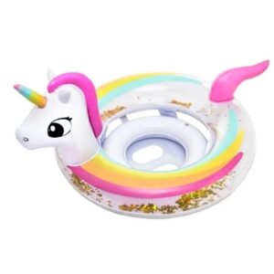 Boia Infantil Baby Boat Unicórnio Glitter