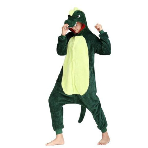 Macacão Kigurumi Fleece Dinossauro