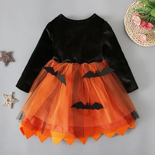 Fantasia Infantil Abobora Halloween