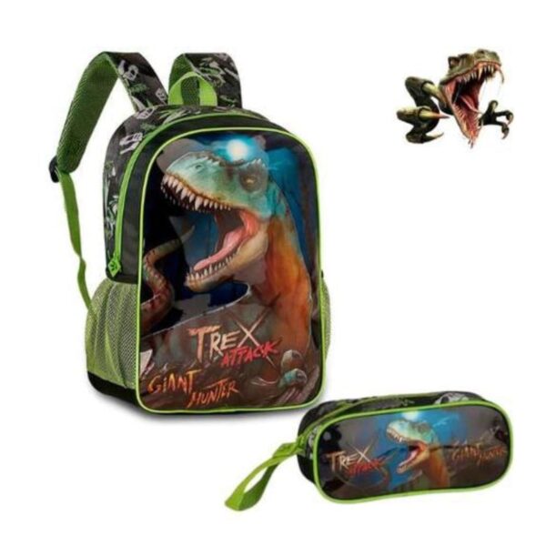 Kit Escolar Infantil T-Rex