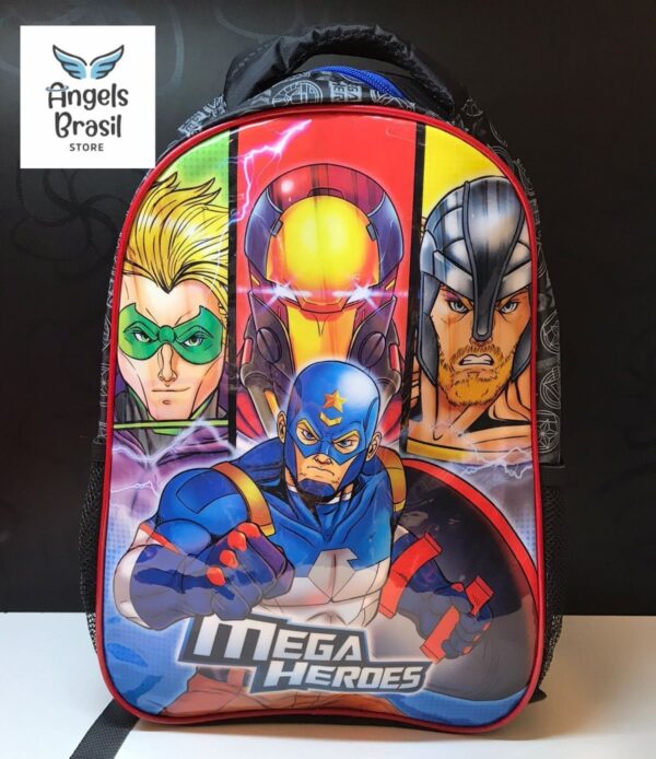 Mochila escolar Infantil Vingadores