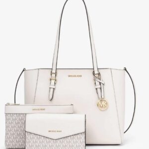 Bolsa Michael Kors 3 em 1 Off Wite Tote Charlotte 