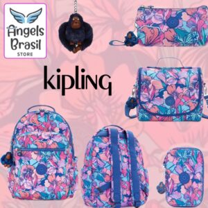 Kit Mochila Kipling Florida Tropical Bloom