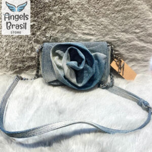 Mini Bolsa Jeans Steve Madden Flor 3D