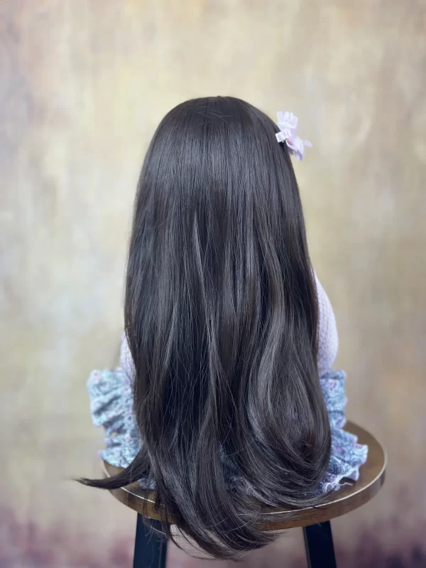 Boneca Bebe Reborn silicone Realista com cabelo Doll