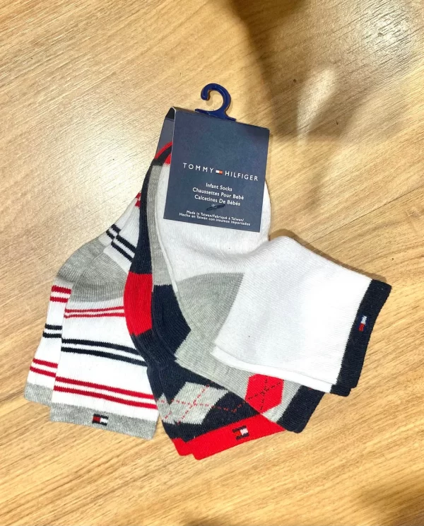 Meia Infantil Tommy Hilfiger 4 Pares 