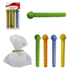 Prendedor Lacrador De Embalagens 5 Unidades