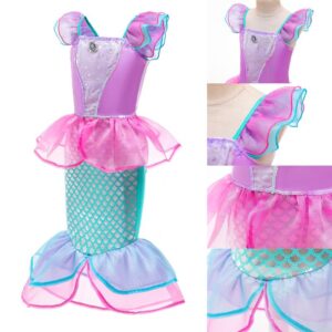 Fantasia Vestido Infantil de Sereia + Acessórios