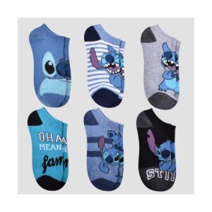 Meias Stitch Originais Disney Kit Com 6 Unidades